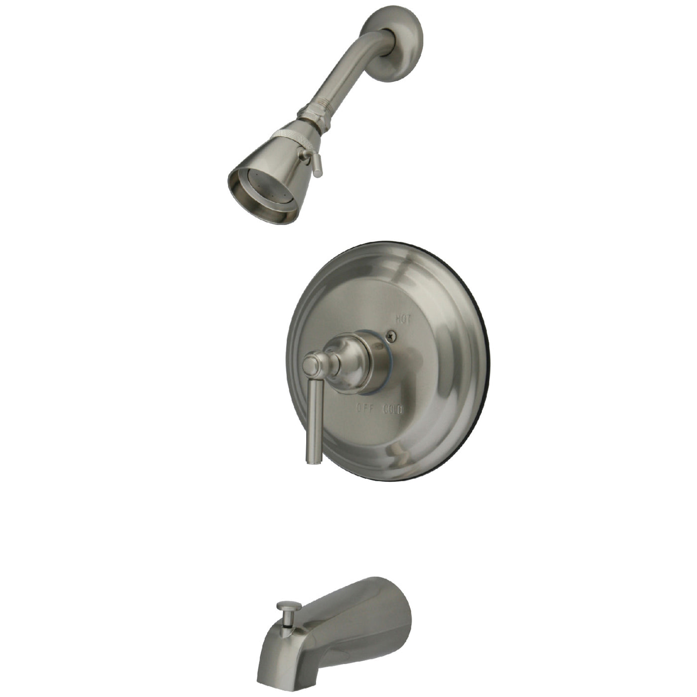 Elements of Design EB2638EL Tub and Shower Faucet, Brushed Nickel