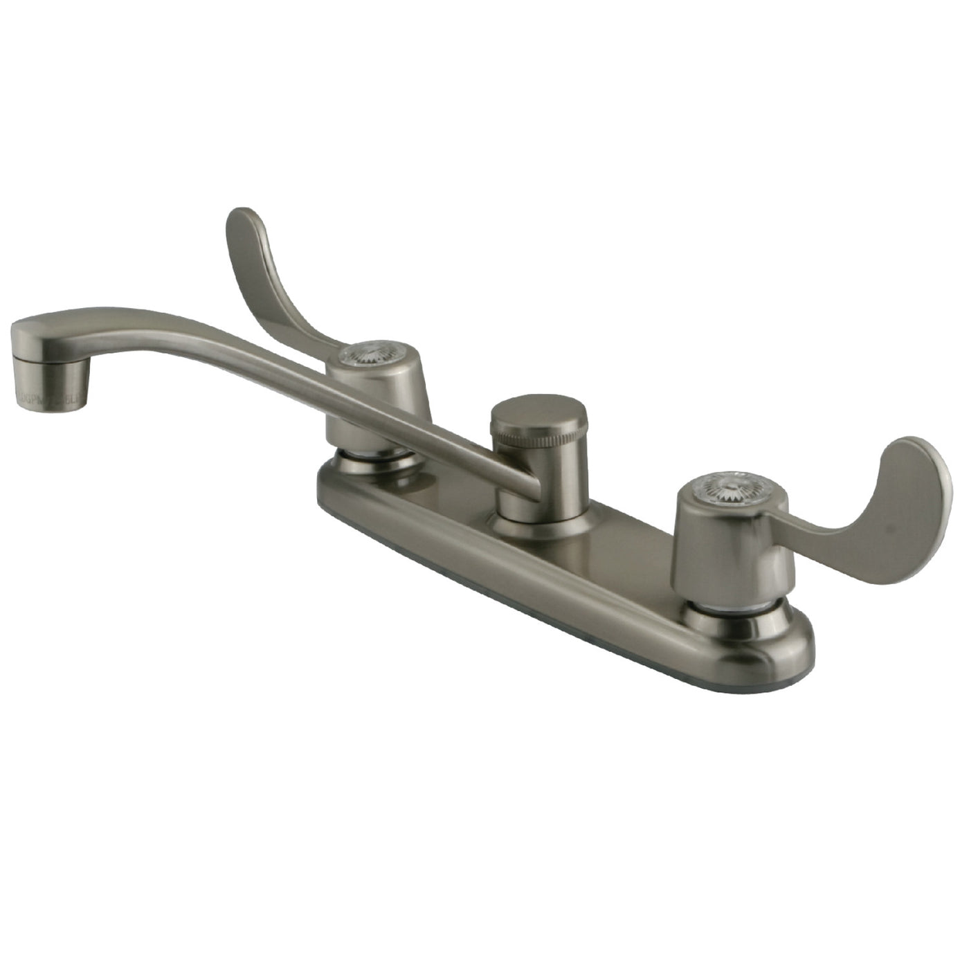 Elements of Design EB291SN 8-Inch Centerset Kitchen Faucet, Brushed Nickel