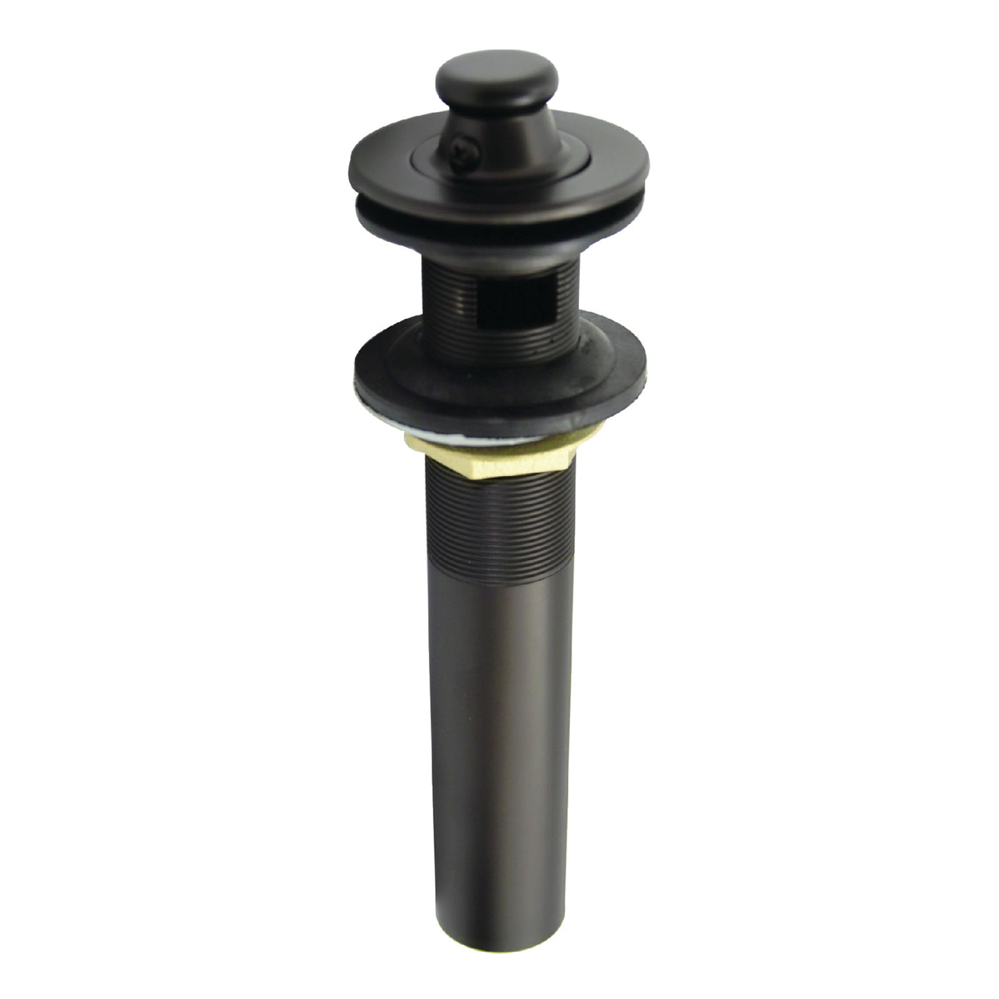Elements of Design EB3005 Lift and Turn Sink Drain with Overflow, 17 Gauge, Oil Rubbed Bronze