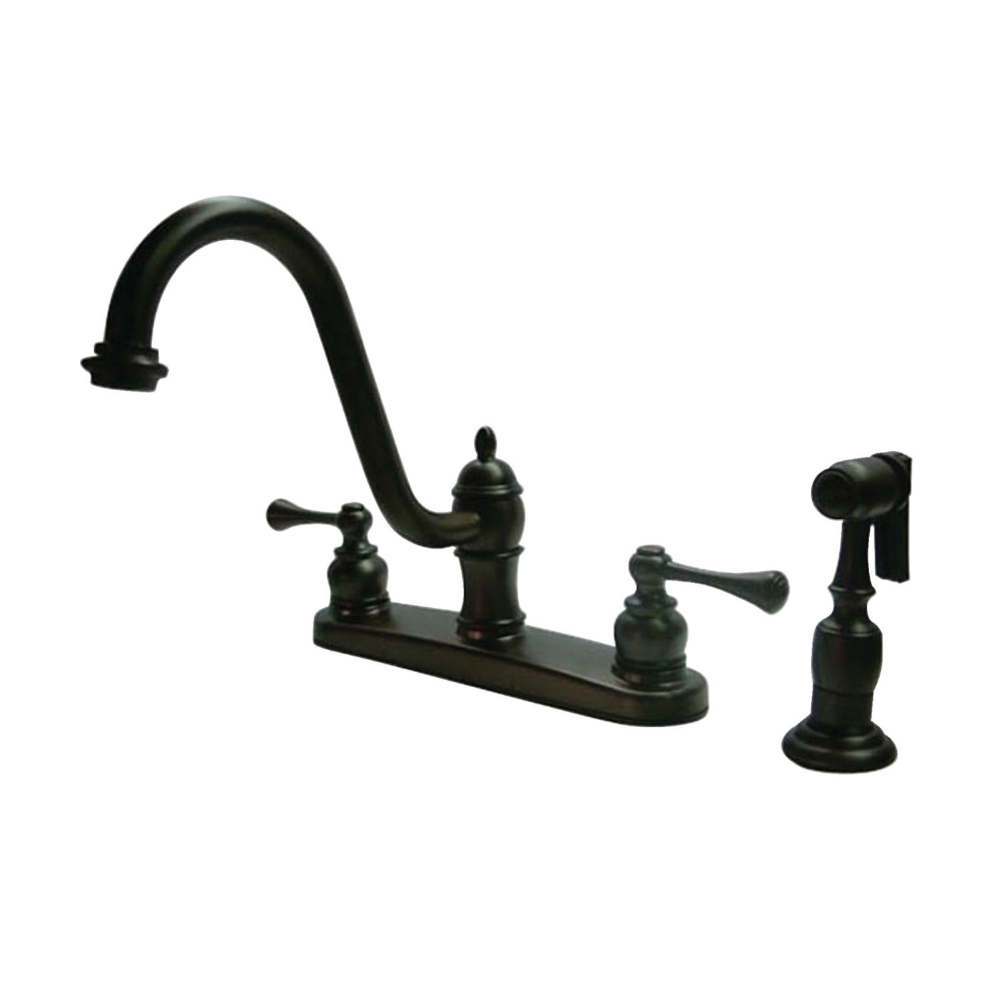 Elements of Design EB3115BLBS 8-Inch Centerset Kitchen Faucet, Oil Rubbed Bronze