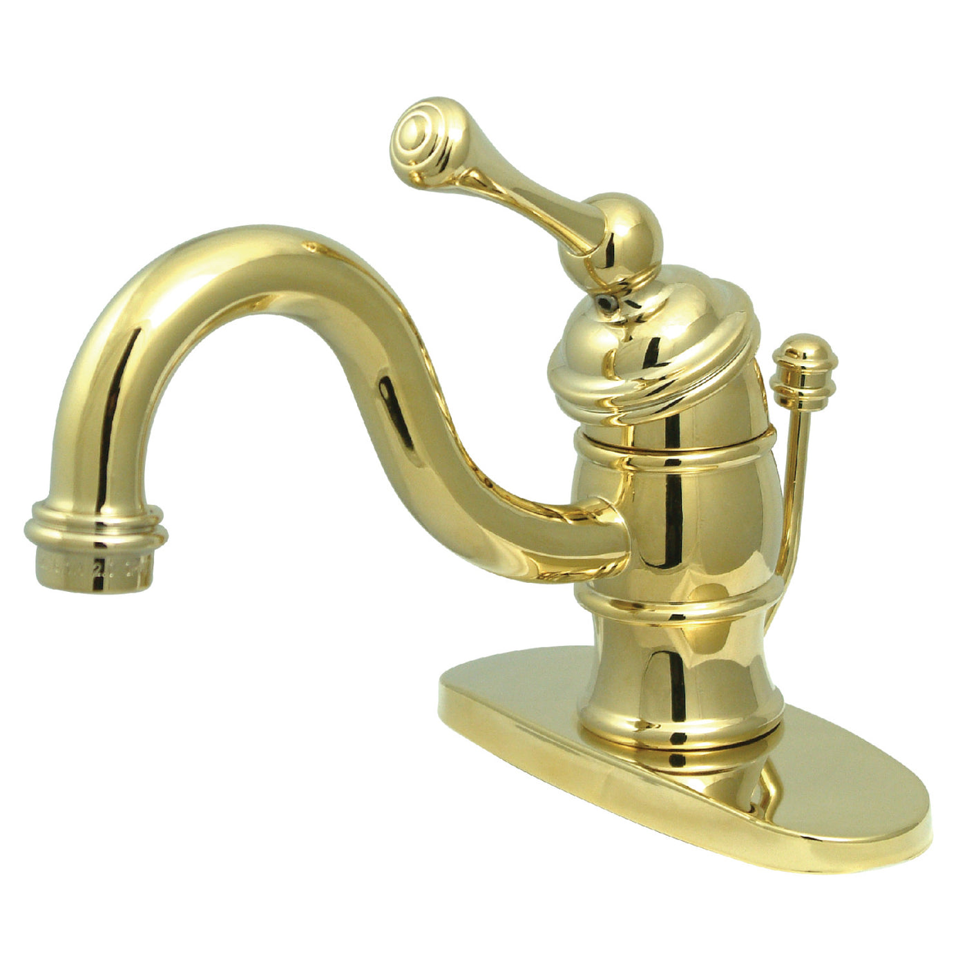 Elements of Design EB3402BL Single-Handle Bathroom Faucet with Pop-Up Drain, Polished Brass
