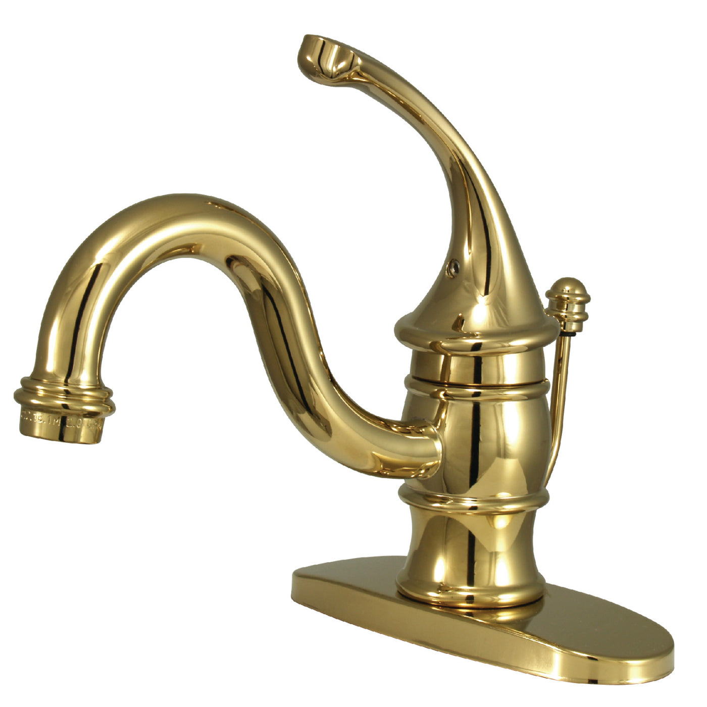 Elements of Design EB3402GL Single-Handle Bathroom Faucet with Pop-Up Drain, Polished Brass