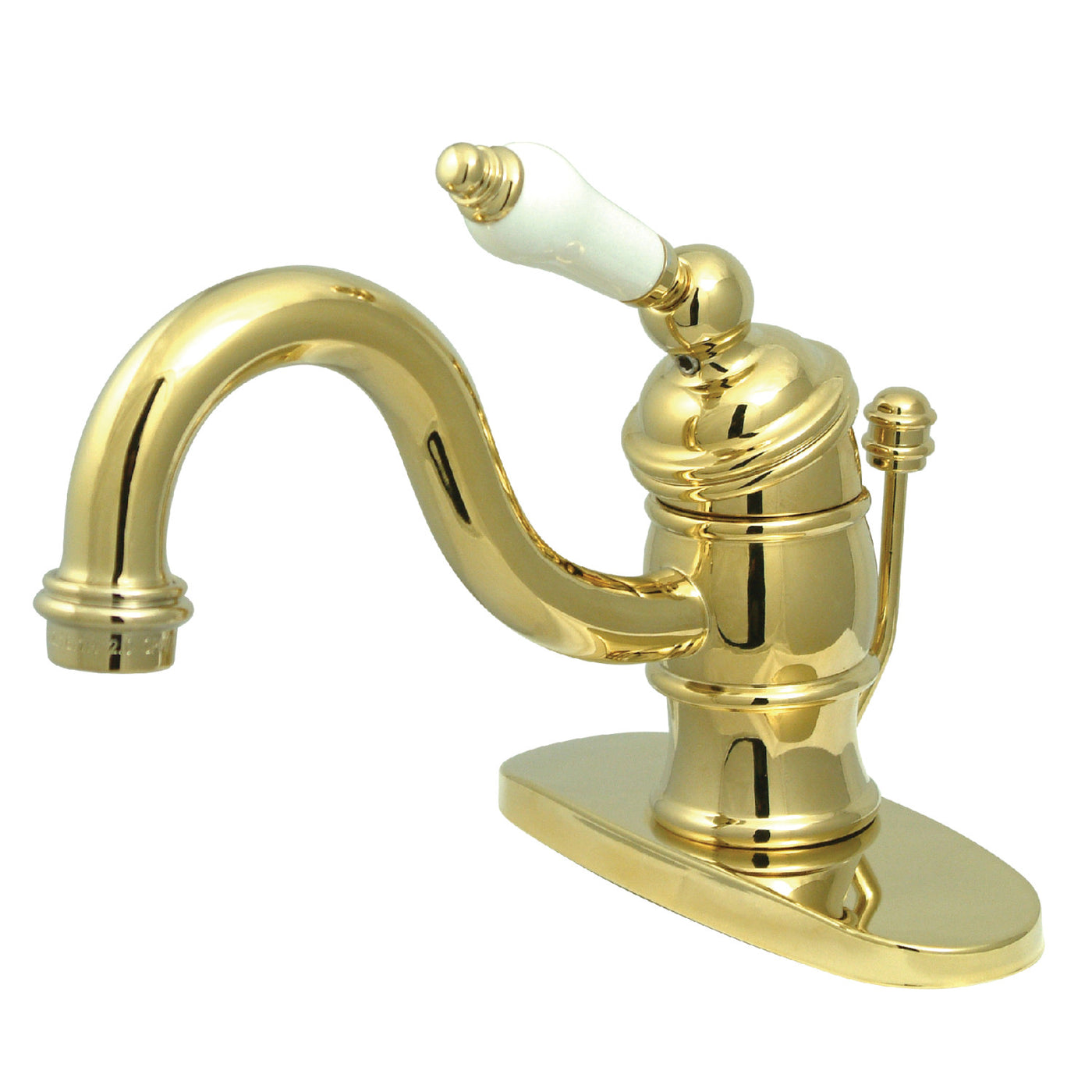 Elements of Design EB3402PL Single-Handle Bathroom Faucet, Polished Brass