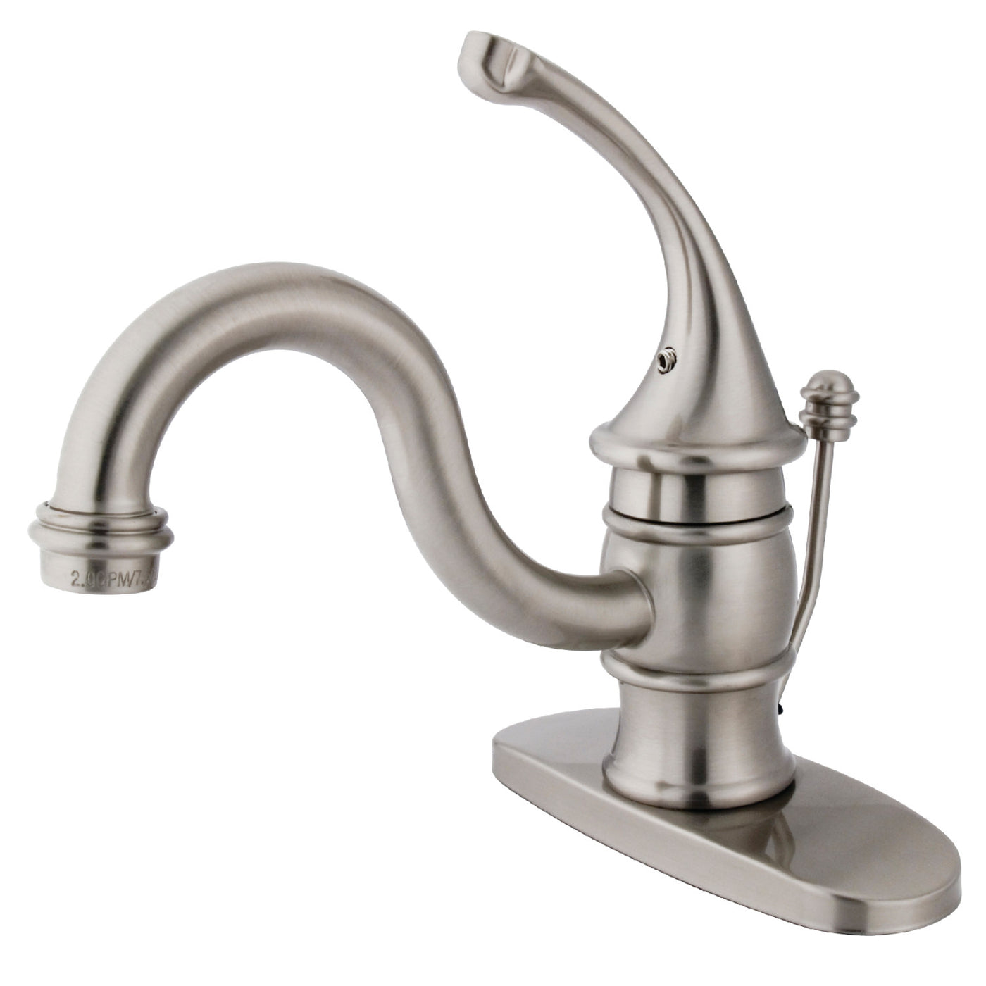 Elements of Design EB3408GL Single-Handle Bathroom Faucet with Pop-Up Drain, Brushed Nickel