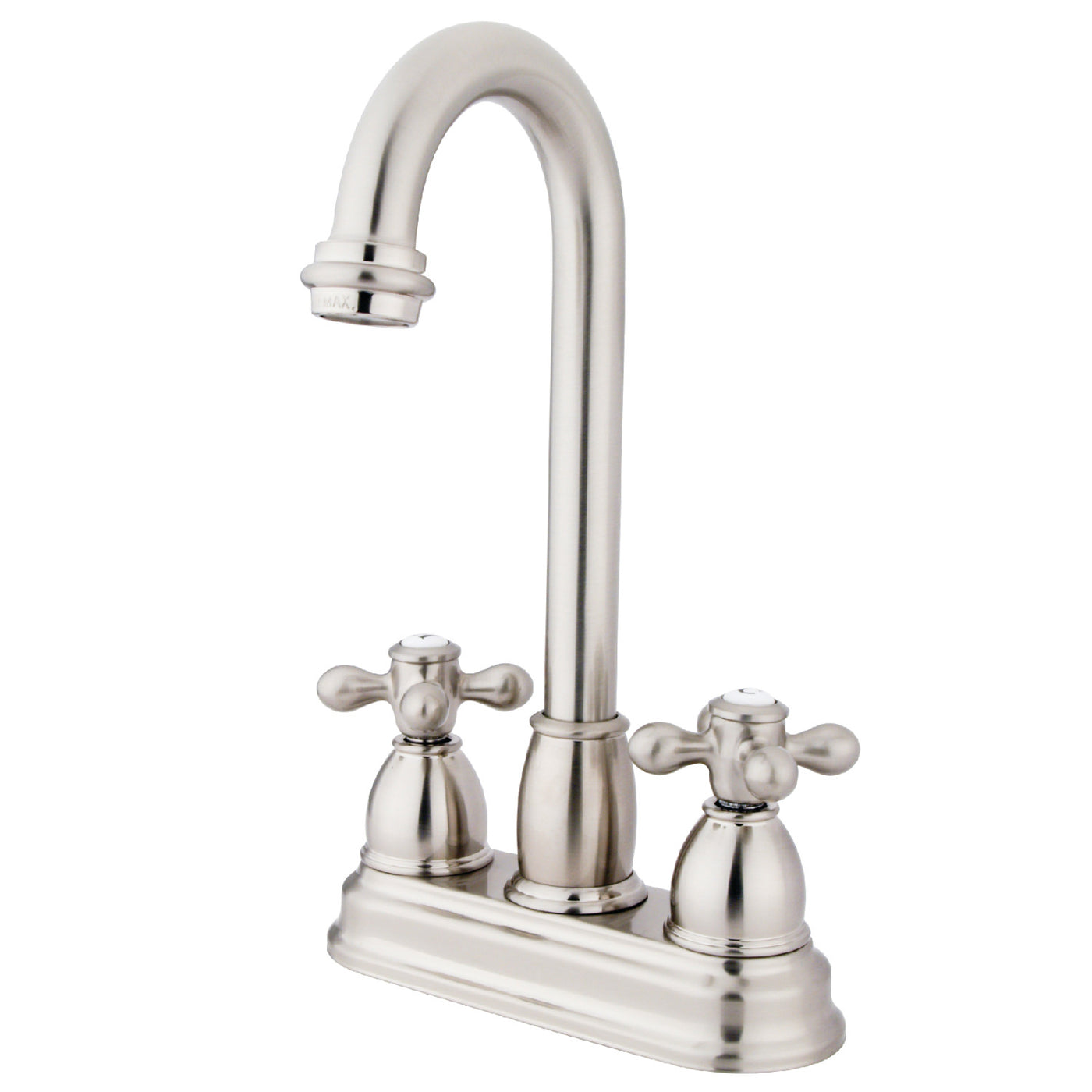 Elements of Design EB3498AX 4-Inch Centerset Bar Faucet, Brushed Nickel
