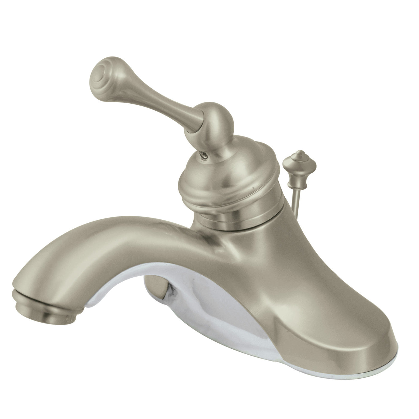 Elements of Design EB3548BL 4-Inch Centerset Bathroom Faucet, Brushed Nickel