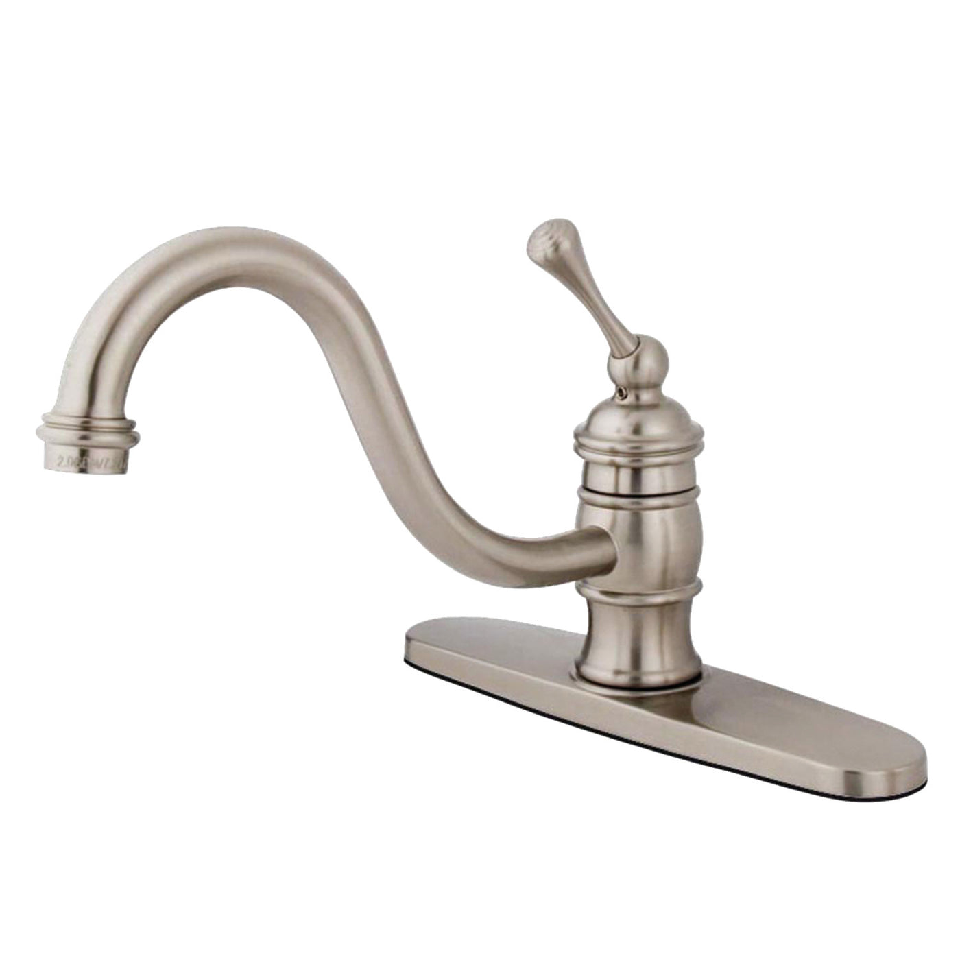 Elements of Design EB3578BLLS Single-Handle Kitchen Faucet, Brushed Nickel