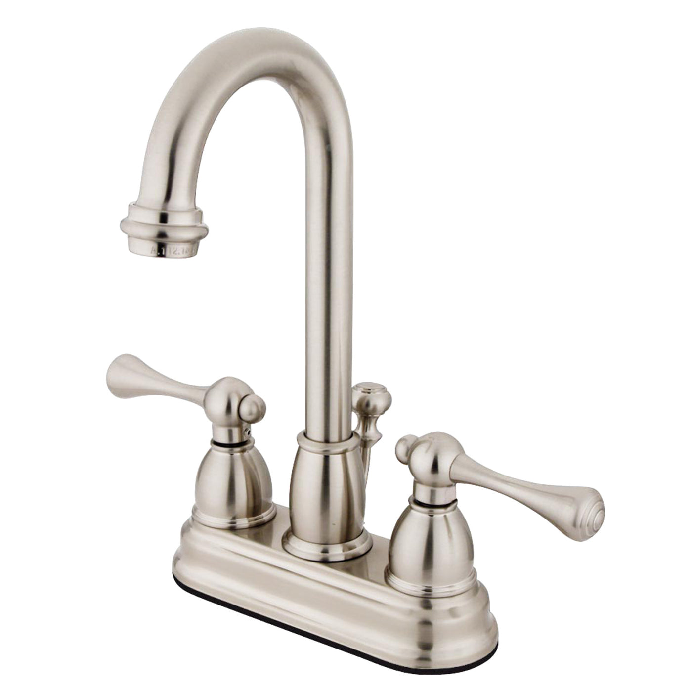 Elements of Design EB3618BL 4-Inch Centerset Bathroom Faucet, Brushed Nickel