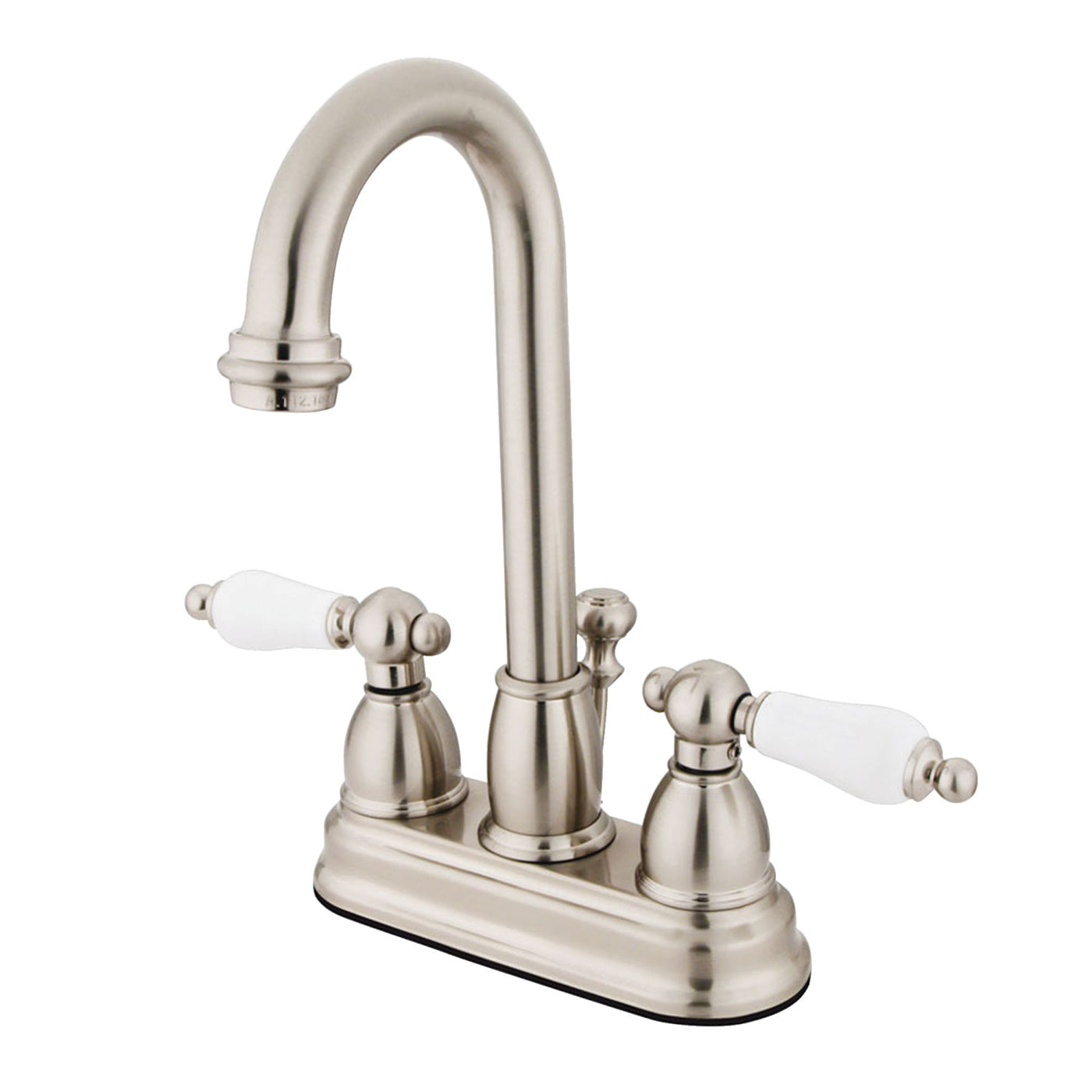 Elements of Design EB3618PL 4-Inch Centerset Bathroom Faucet, Brushed Nickel