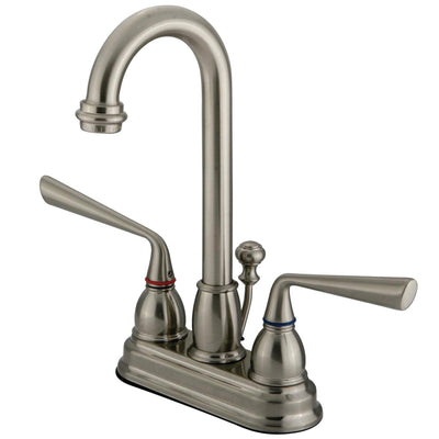 Elements of Design EB3618ZL 4-Inch Centerset Bathroom Faucet, Brushed Nickel