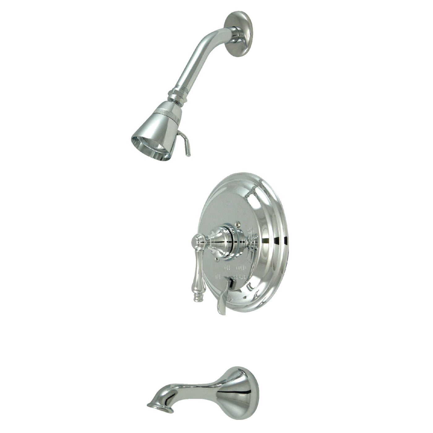 Elements of Design EB36310AL Tub and Shower Faucet, Polished Chrome