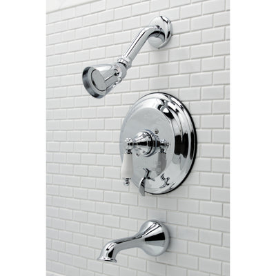 Elements of Design EB36310PL Tub and Shower Faucet, Polished Chrome