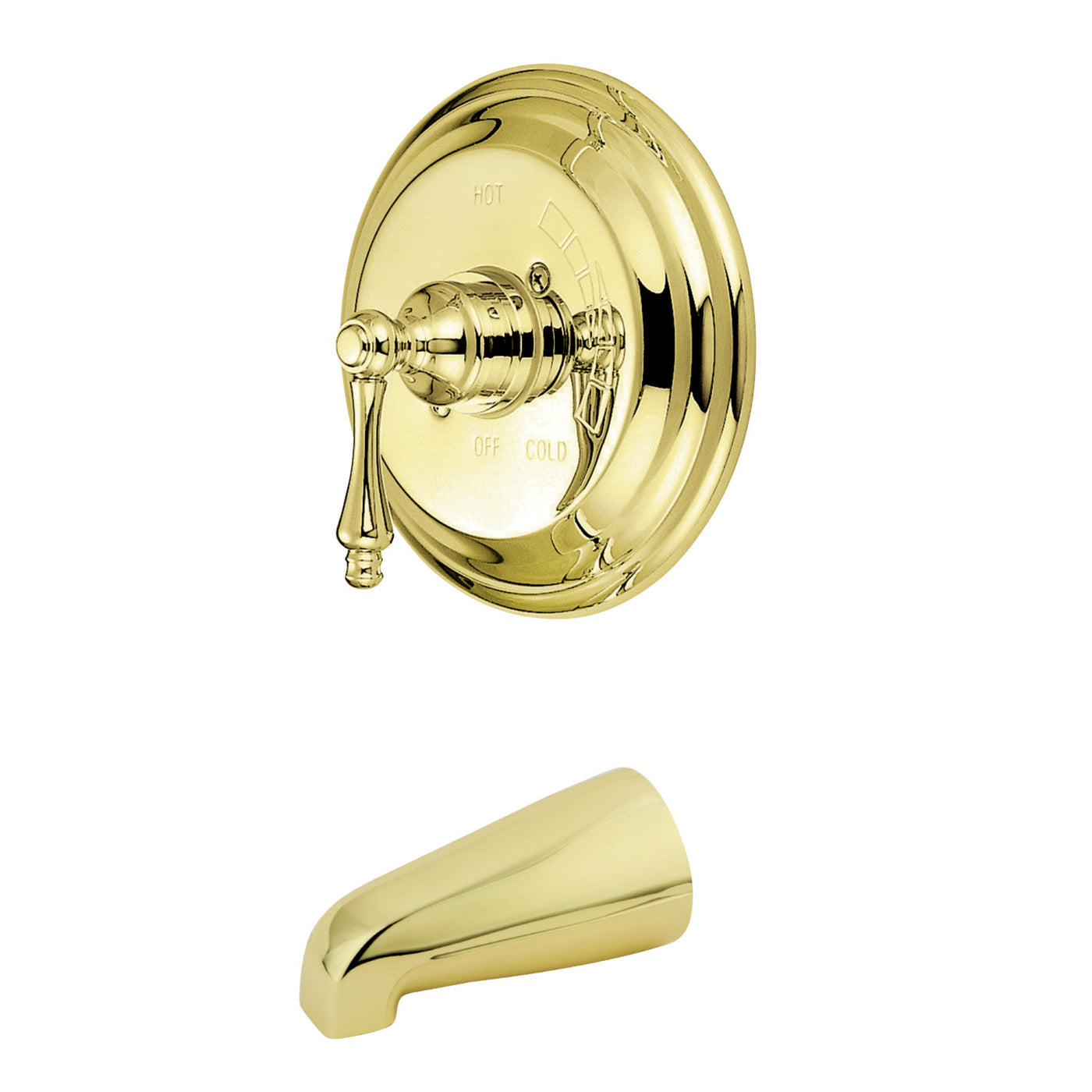 Elements of Design EB3632ALTO Tub Only Faucet, Polished Brass