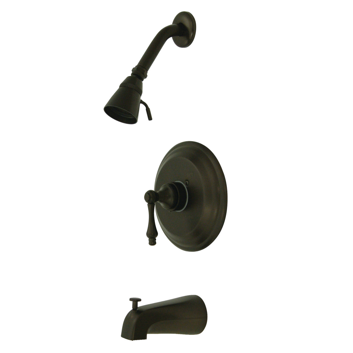Elements of Design EB3635ALT Tub and Shower Faucet, Trim Only, Oil Rubbed Bronze