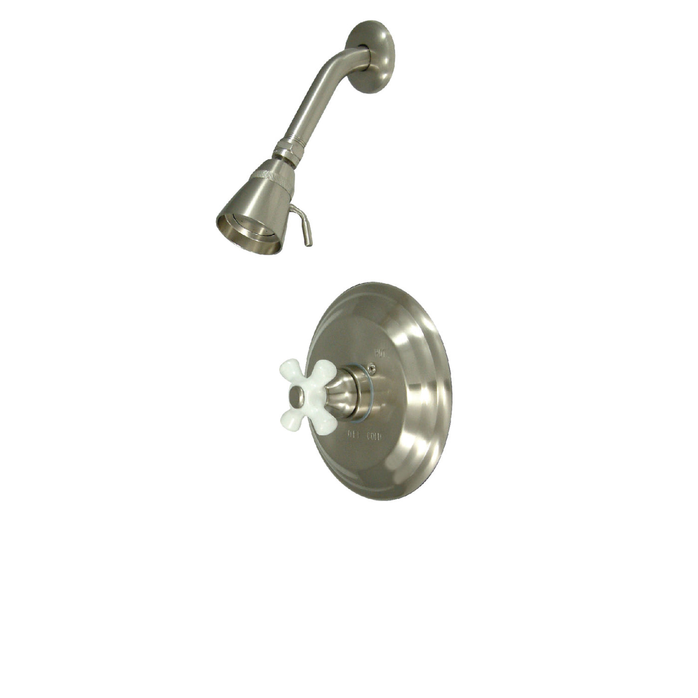 Elements of Design EB3638PXSO Pressure Balanced Shower Faucet, Brushed Nickel