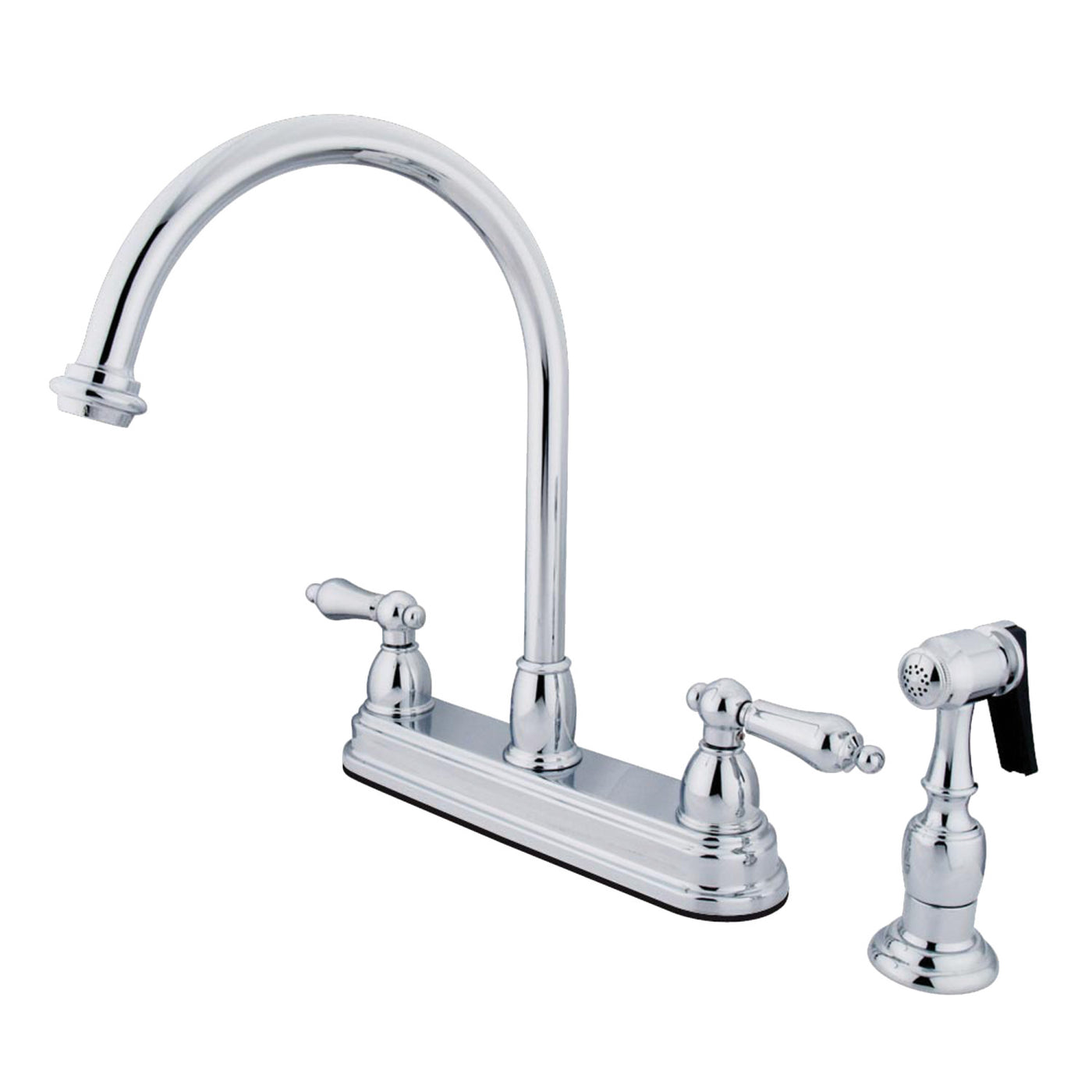 Elements of Design EB3751ALBS 8-Inch Centerset Kitchen Faucet, Polished Chrome