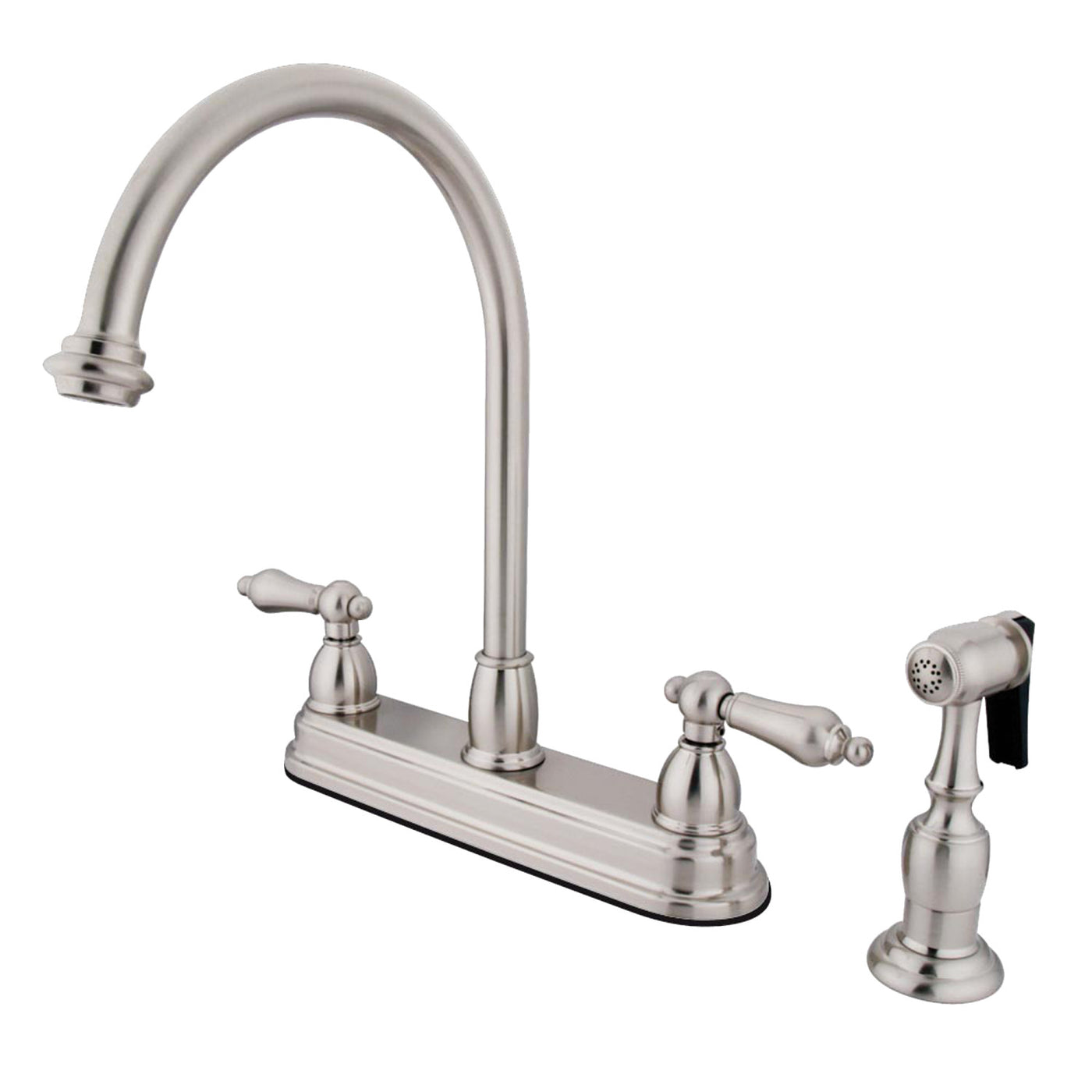 Elements of Design EB3758ALBS 8-Inch Centerset Kitchen Faucet, Brushed Nickel