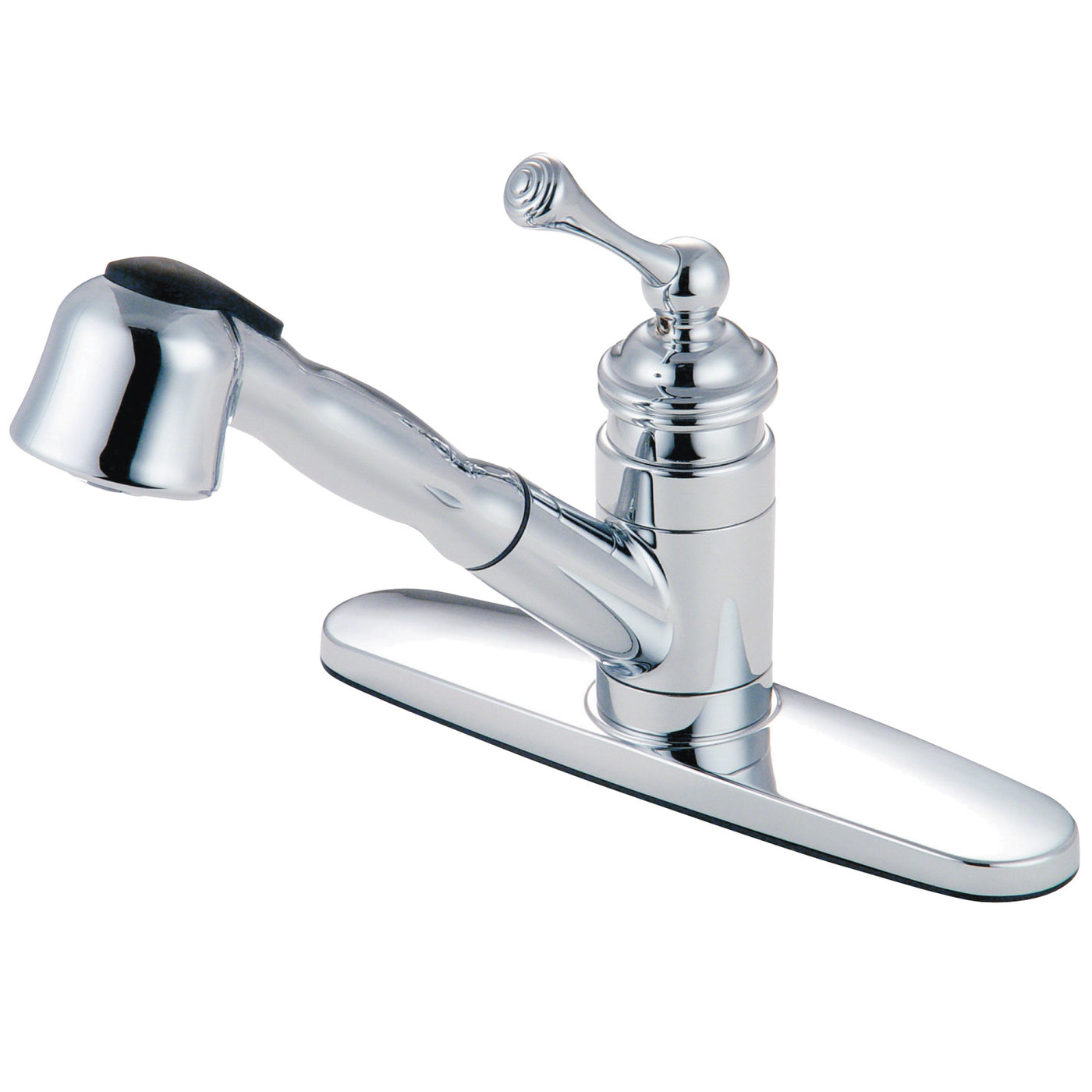 Elements of Design EB3891BL Single-Handle Pull-Out Kitchen Faucet, Polished Chrome
