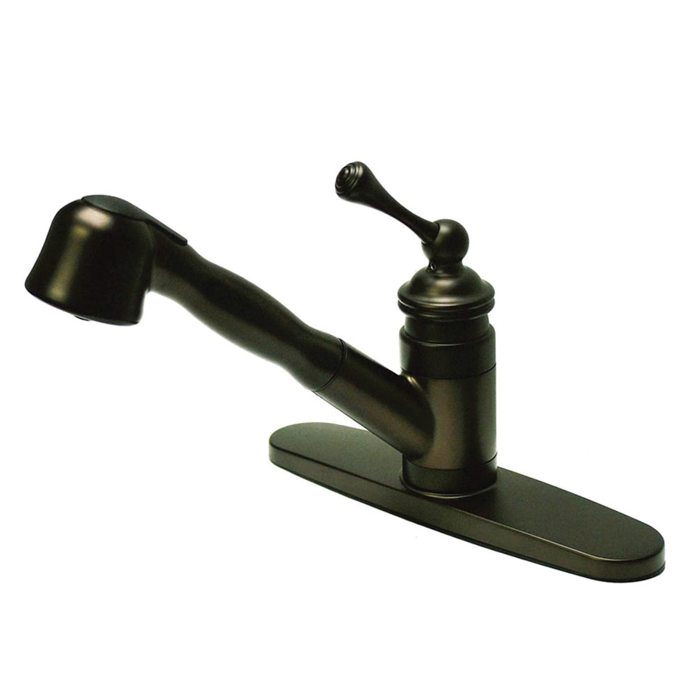 Elements of Design EB3895BL Single-Handle Pull-Out Kitchen Faucet, Oil Rubbed Bronze