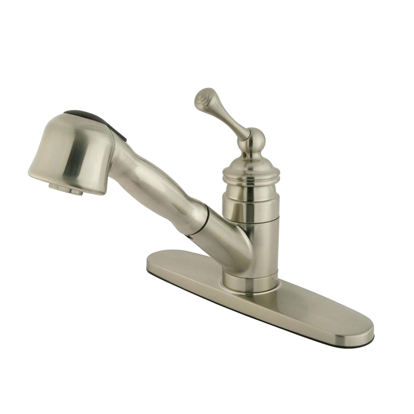 Elements of Design EB3898BL Single-Handle Pull-Out Kitchen Faucet, Brushed Nickel