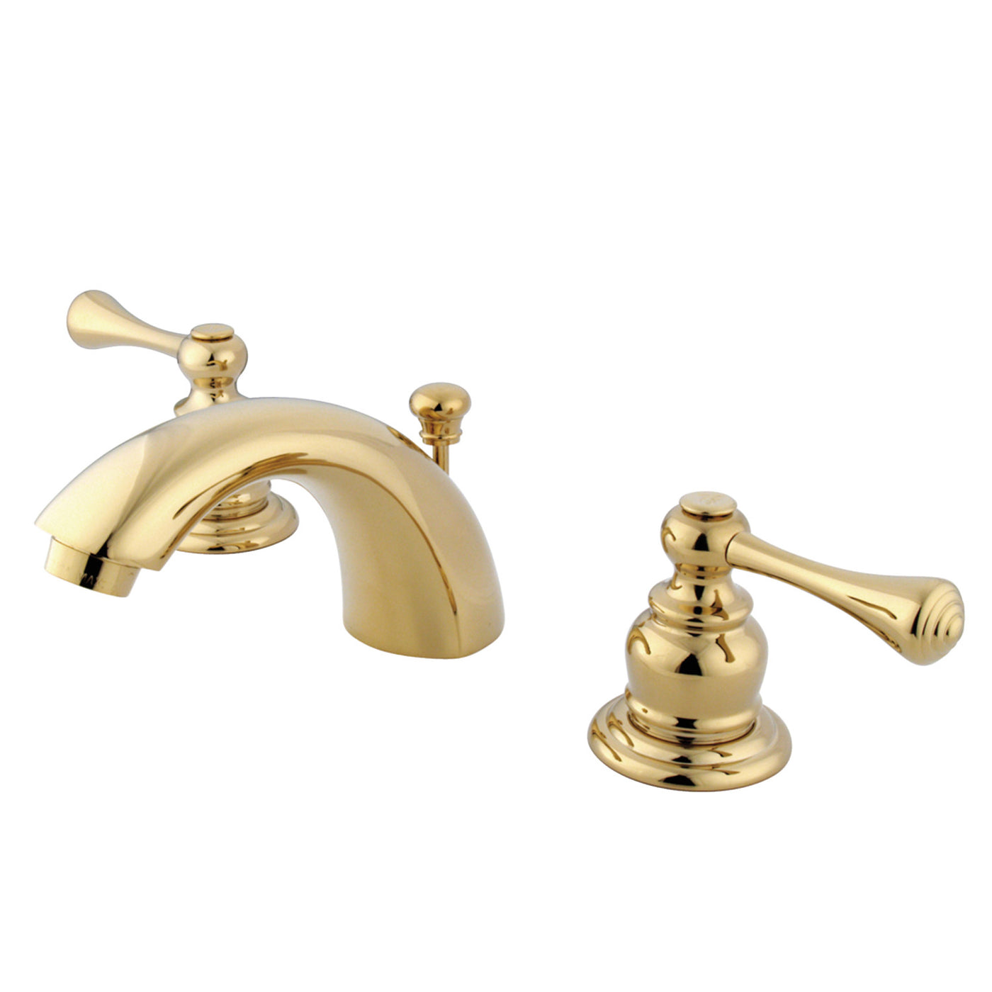 Elements of Design EB3942BL Mini-Widespread Bathroom Faucet, Polished Brass