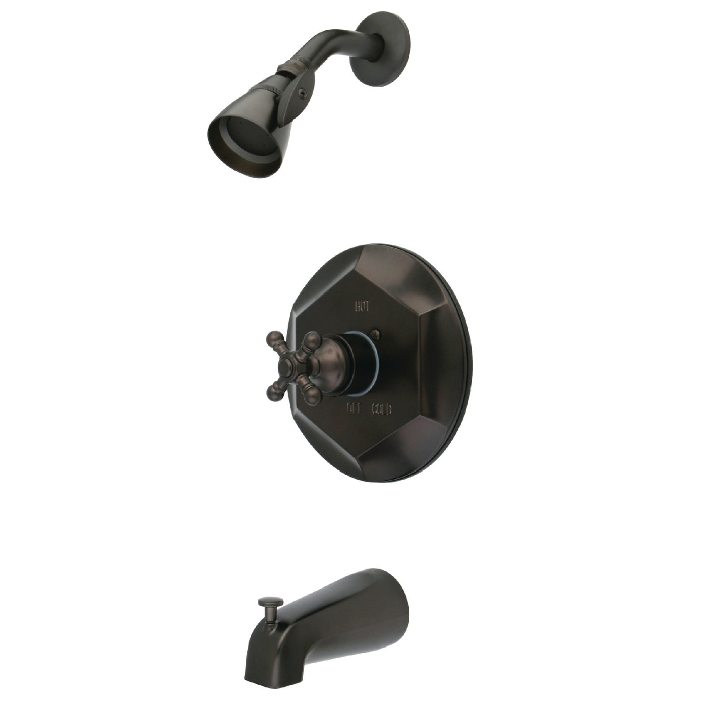Elements of Design EB4635BX Tub and Shower Faucet, Oil Rubbed Bronze