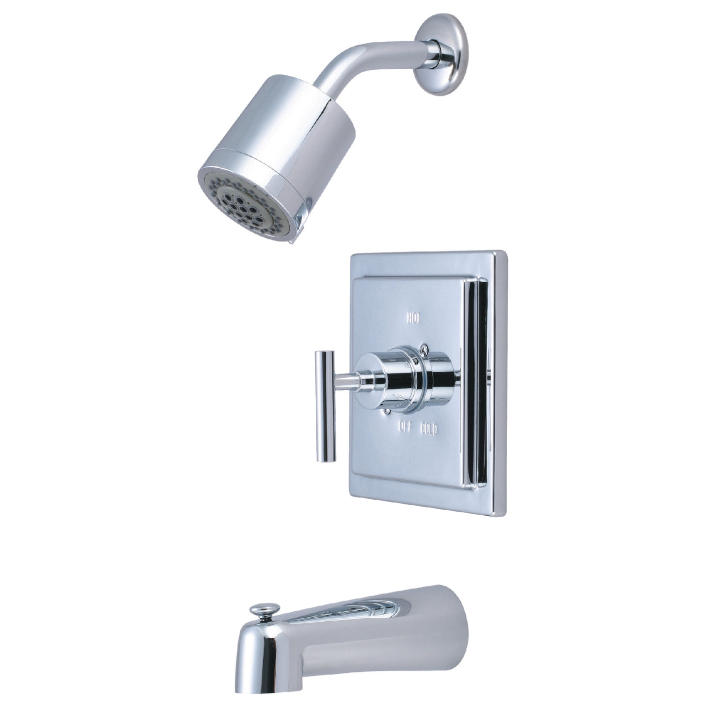 Elements of Design EB4651CML Single-Handle Tub and Shower Faucet, Polished Chrome