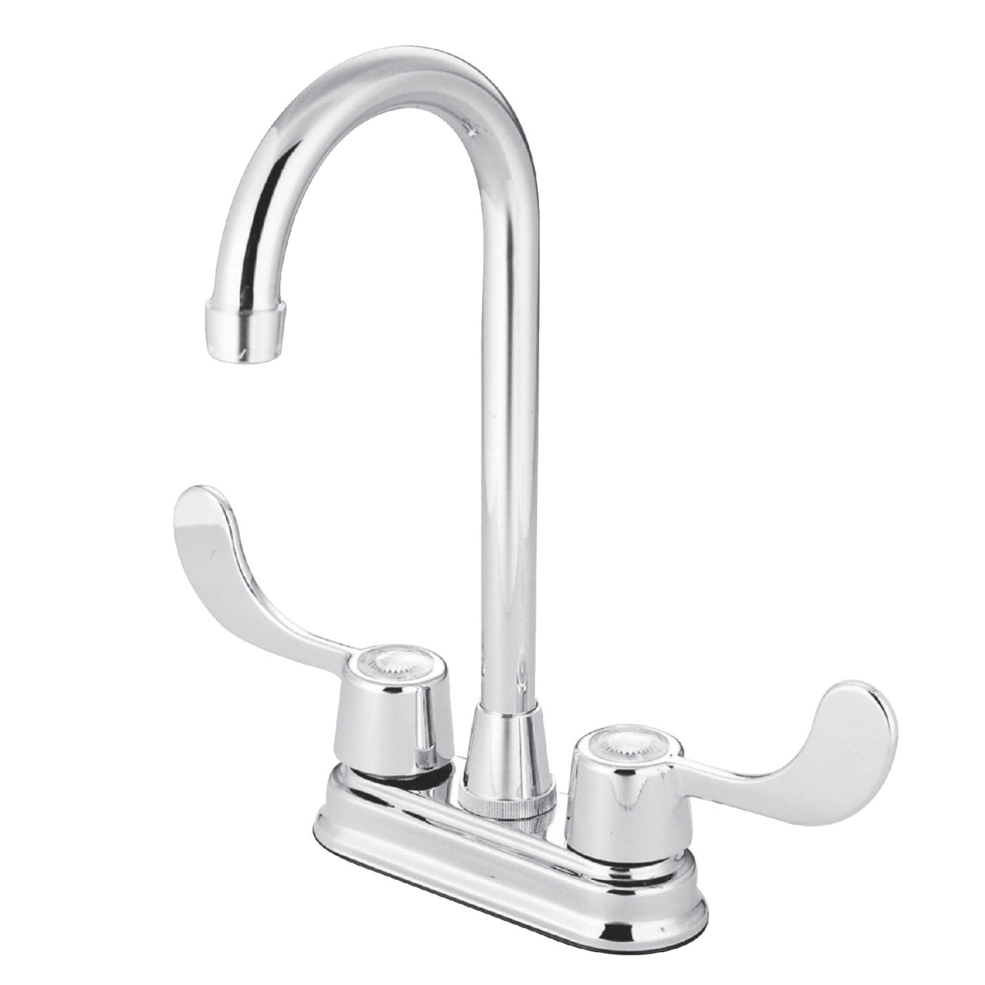 Elements of Design EB491ADA Two-Handle Bar Faucet, Polished Chrome