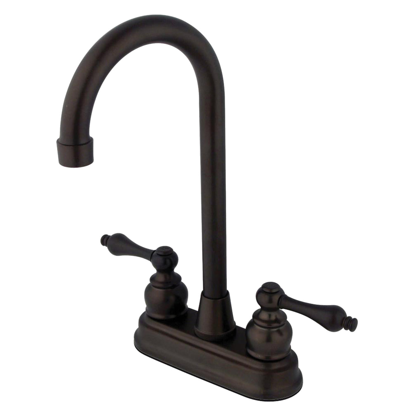 Elements of Design EB495AL 4-Inch Centerset High-Arc Bar Faucet, Oil Rubbed Bronze