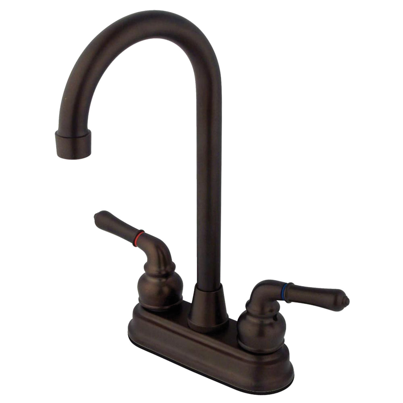 Elements of Design EB495 Two-Handle 4-Inch Centerset Bar Faucet, Oil Rubbed Bronze