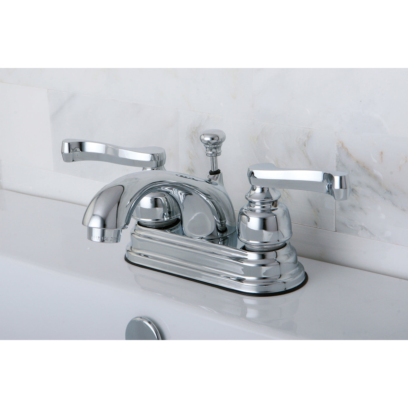 Elements of Design EB5601FL 4-Inch Centerset Bathroom Faucet, Polished Chrome