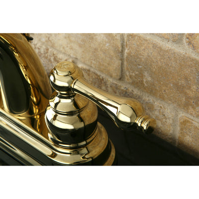 Elements of Design EB5612AL 4-Inch Centerset Bathroom Faucet, Polished Brass