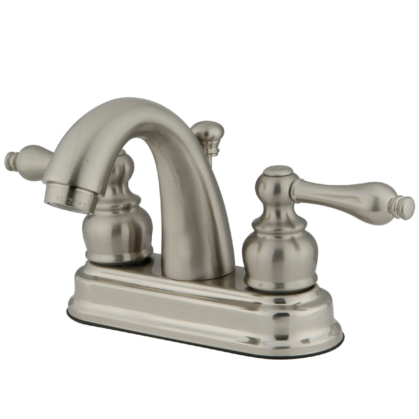 Elements of Design EB5618AL 4-Inch Centerset Bathroom Faucet, Brushed Nickel