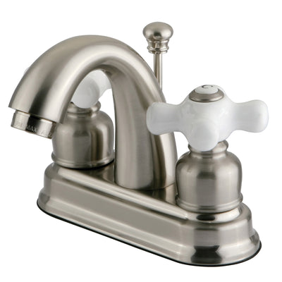 Elements of Design EB5618PX 4-Inch Centerset Bathroom Faucet, Brushed Nickel