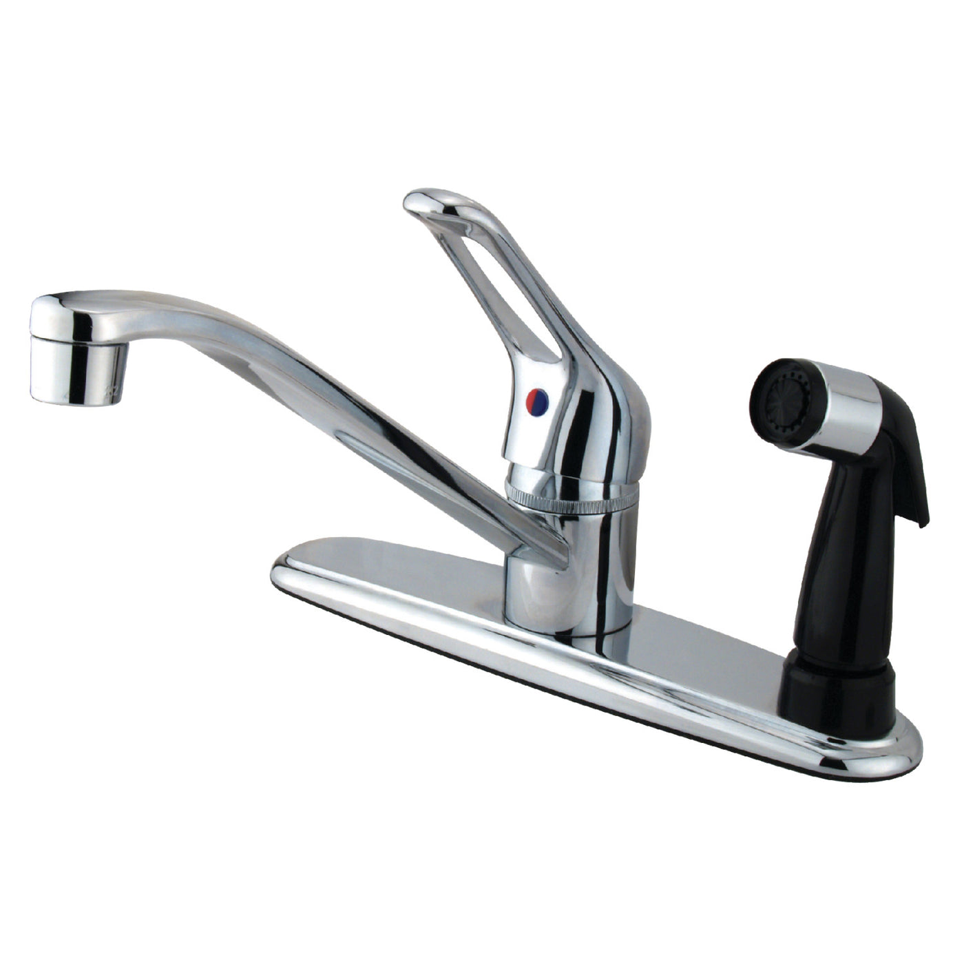 Elements of Design EB563 Single-Handle Centerset Kitchen Faucet, Polished Chrome
