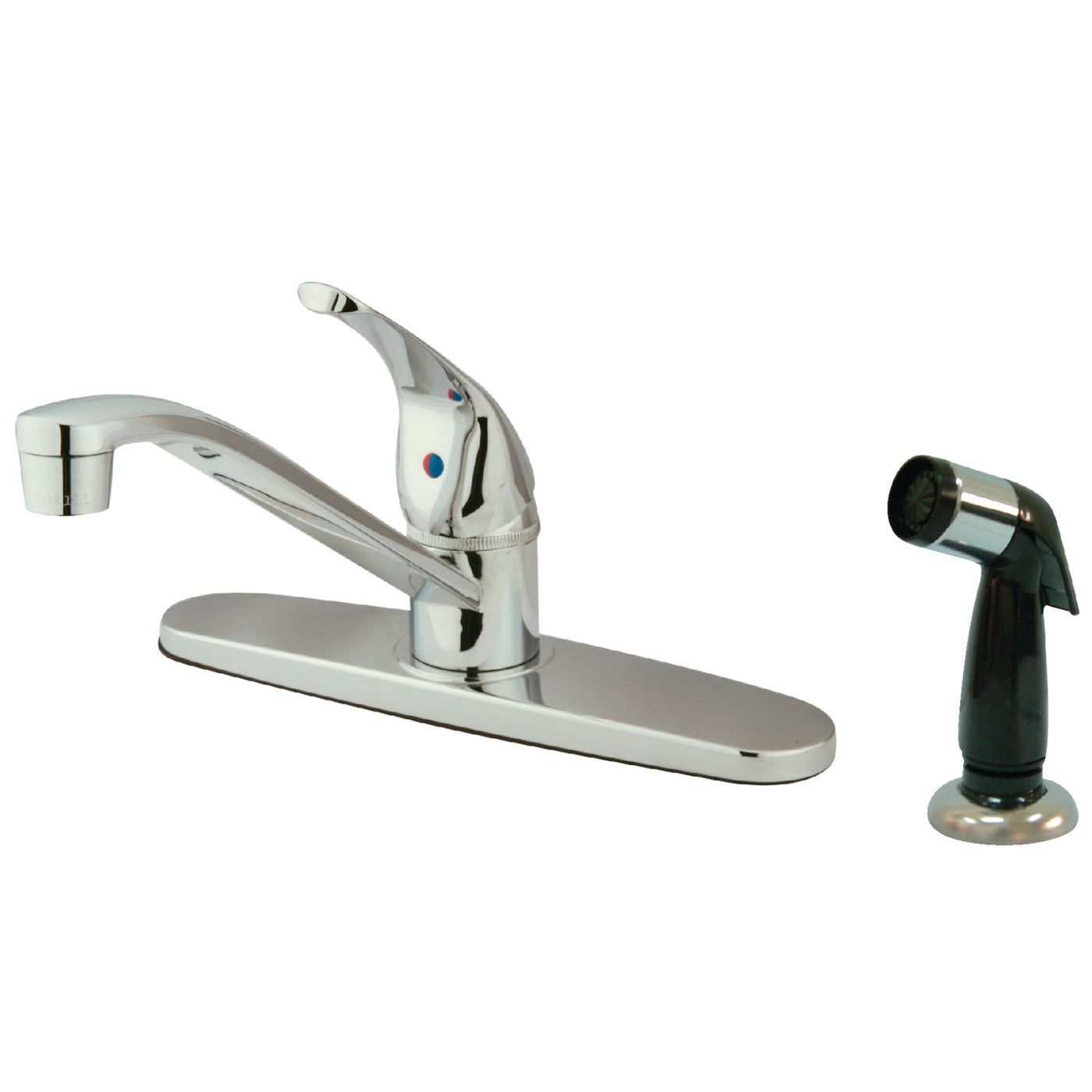 Elements of Design EB5720 Single-Handle Centerset Kitchen Faucet, Polished Chrome