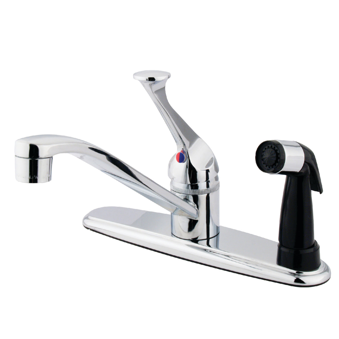 Elements of Design EB573 Single-Handle Centerset Kitchen Faucet, Polished Chrome