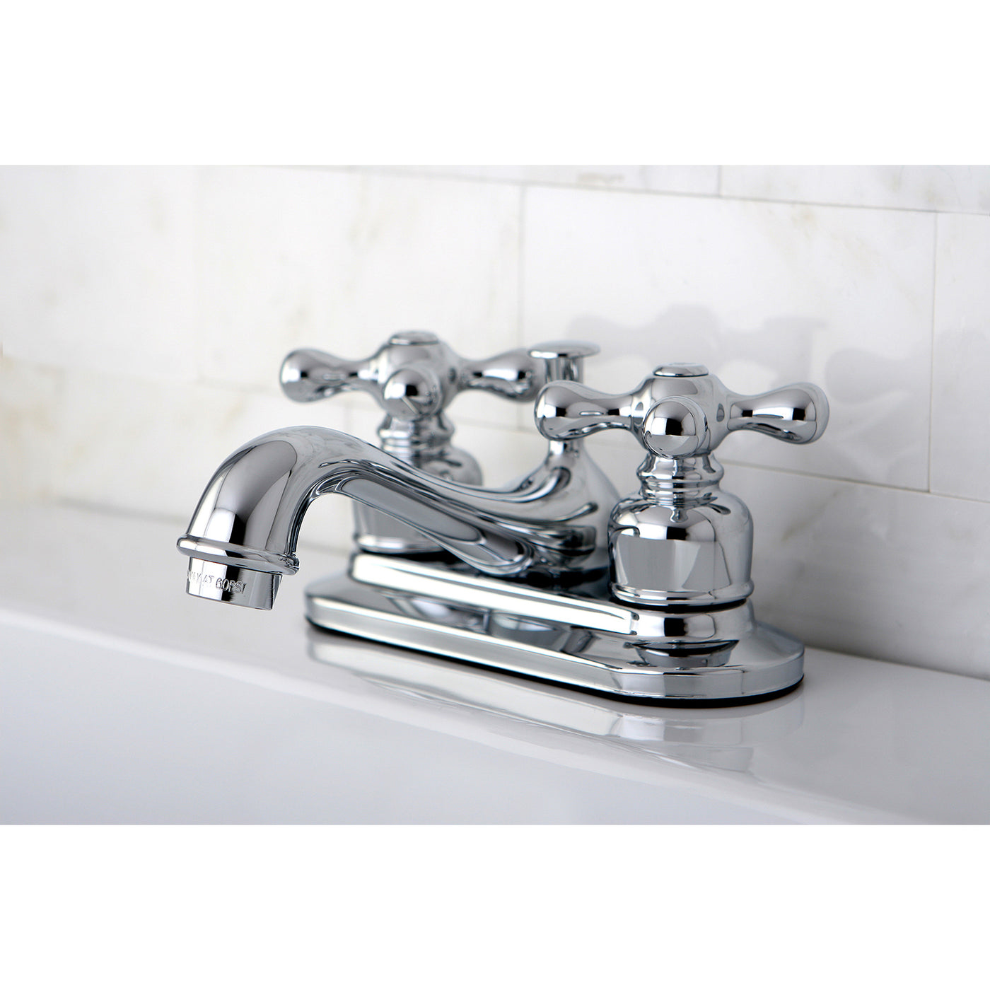 Elements of Design EB601AX 4-Inch Centerset Bathroom Faucet, Polished Chrome
