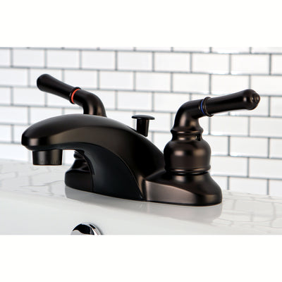 Elements of Design EB625 4-Inch Centerset Bathroom Faucet, Oil Rubbed Bronze