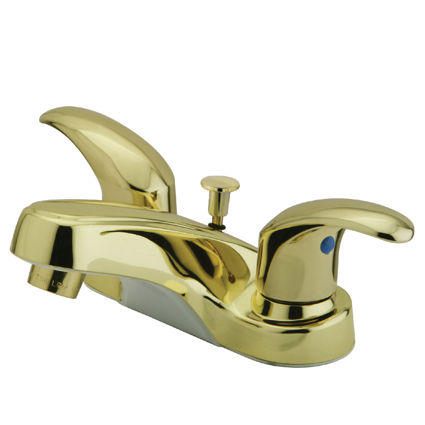 Elements of Design EB6252LL 4-Inch Centerset Bathroom Faucet, Polished Brass