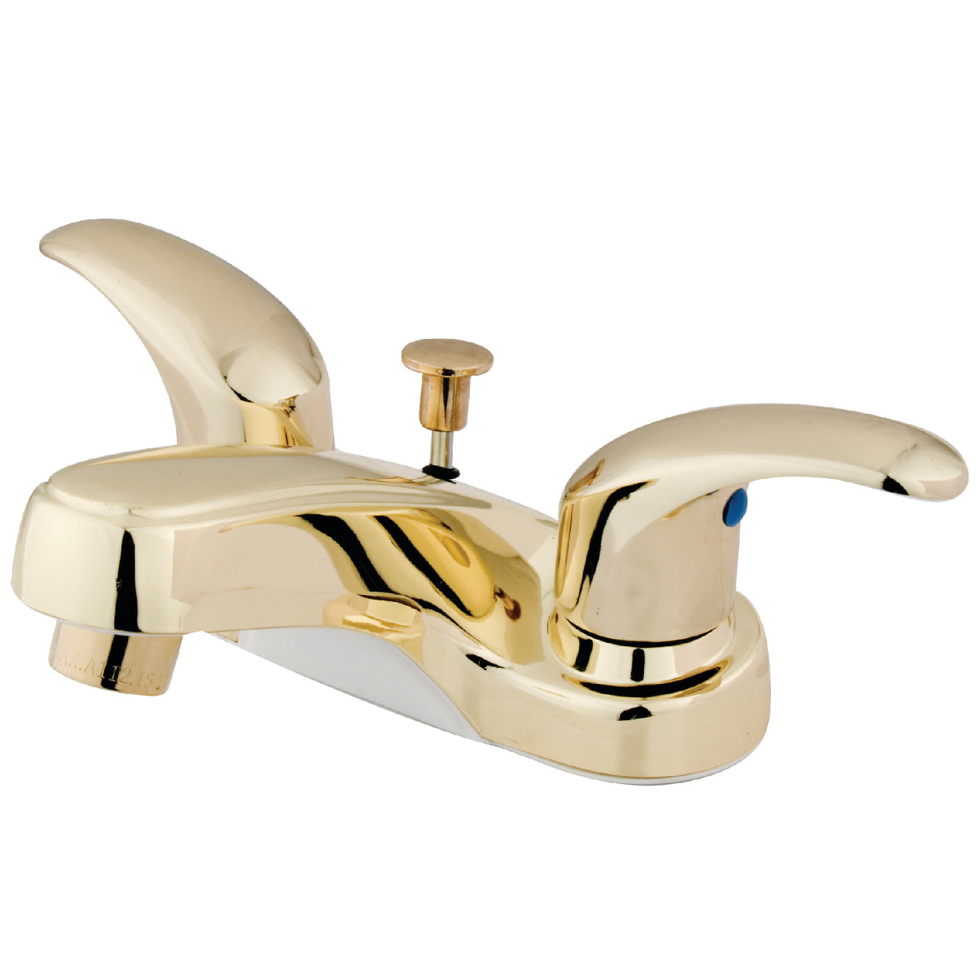 Elements of Design EB6252 4-Inch Centerset Bathroom Faucet, Polished Brass