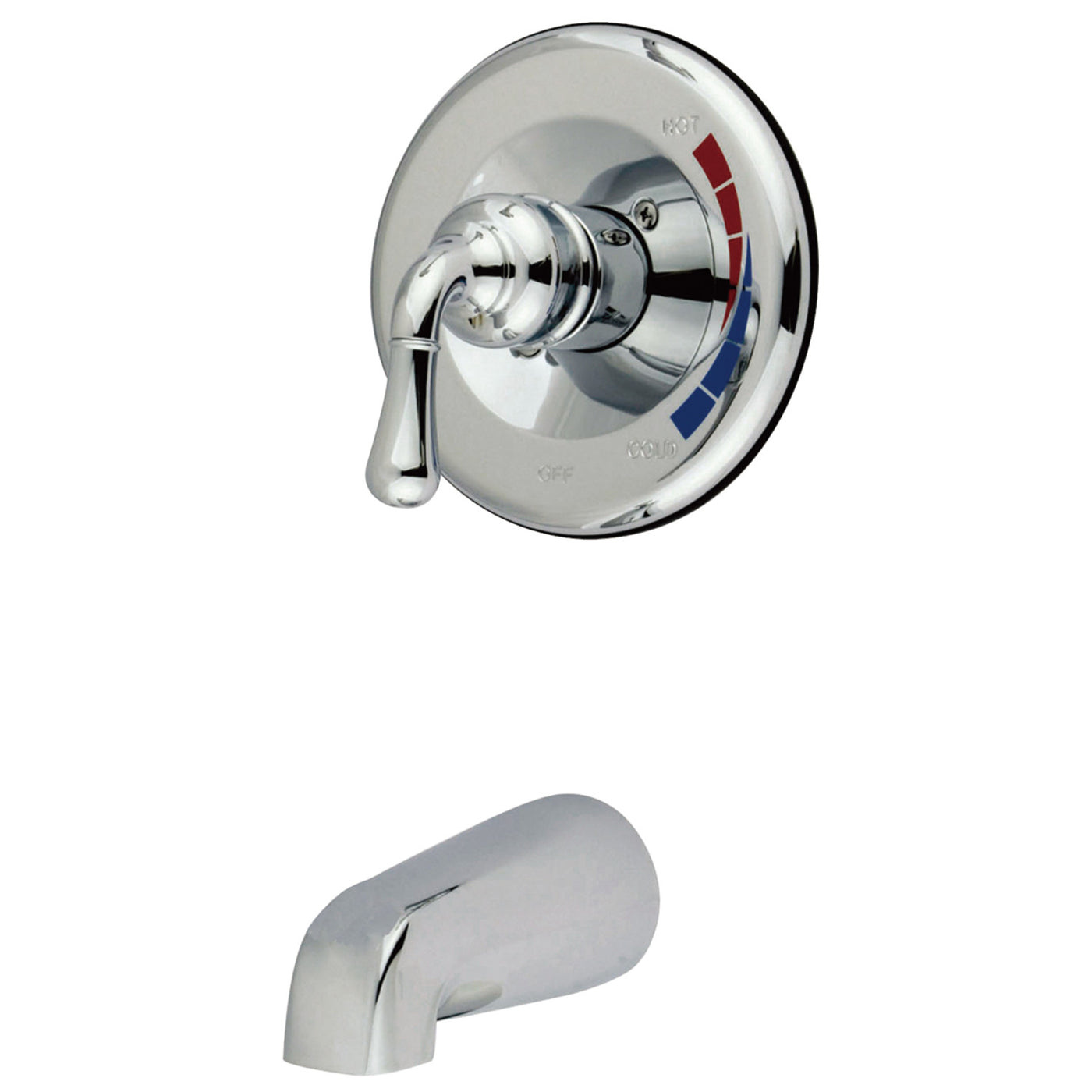 Elements of Design EB631TO Tub Only Faucet, Polished Chrome