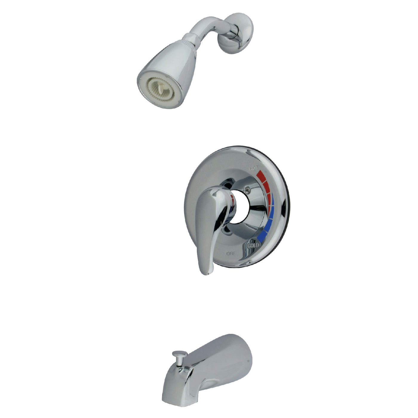 Elements of Design EB651T Trim Only for Single Lever Handle Tub and Shower Faucet, Polished Chrome