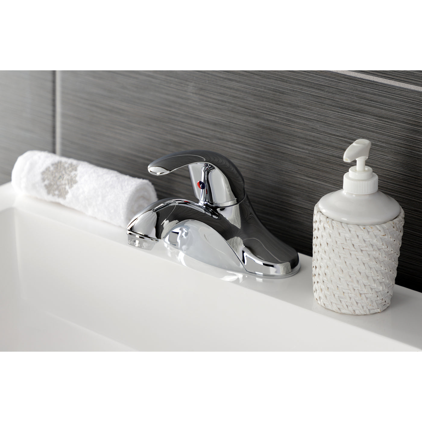 Elements of Design EB6541LP Single-Handle 4-Inch Centerset Bathroom Faucet, Polished Chrome