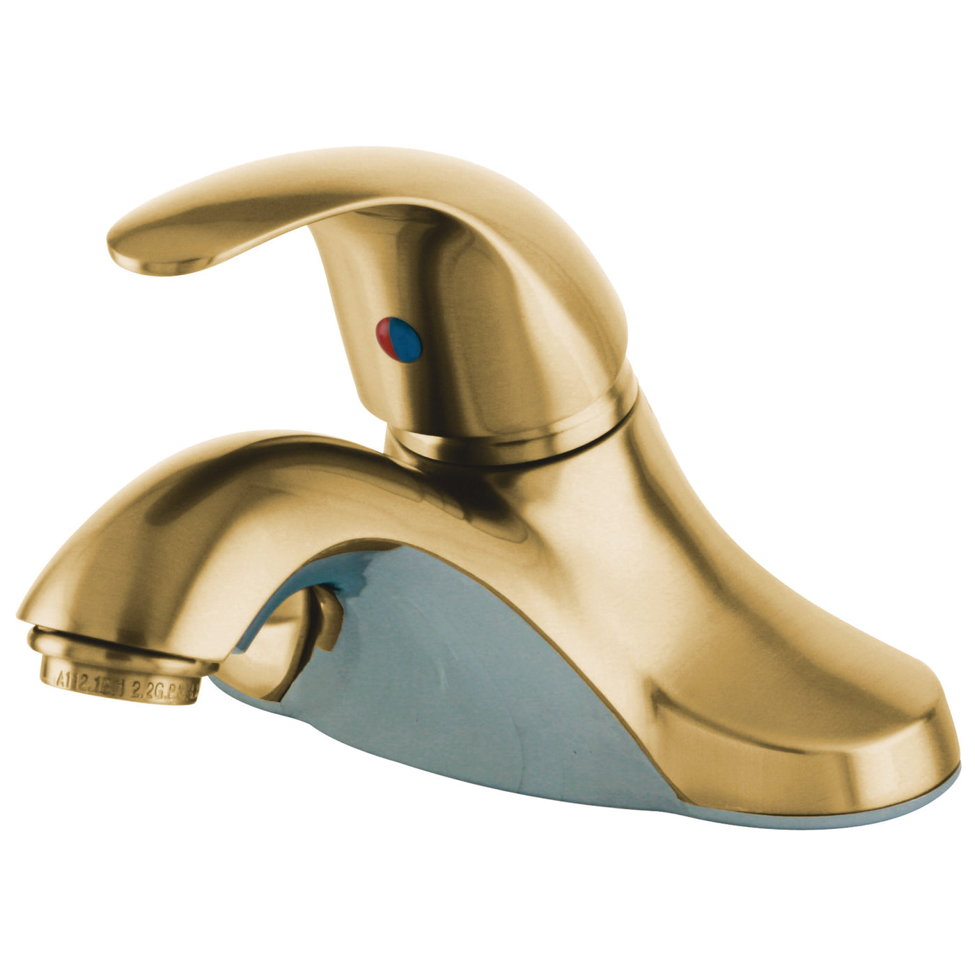 Elements of Design EB6542LP Single-Handle 4-Inch Centerset Bathroom Faucet, Polished Brass