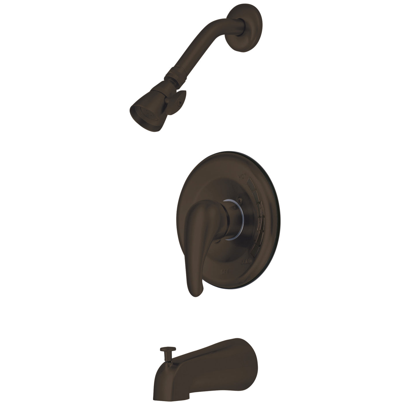 Elements of Design EB655 Tub and Shower Faucet, Oil Rubbed Bronze