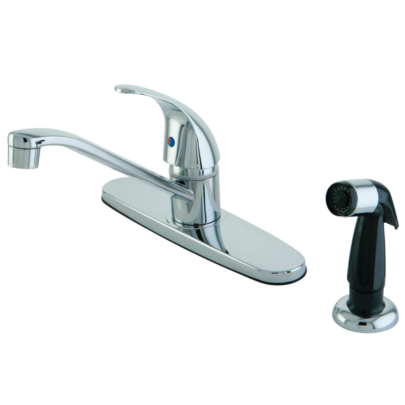 Elements of Design EB6571LL Single-Handle Centerset Kitchen Faucet, Polished Chrome