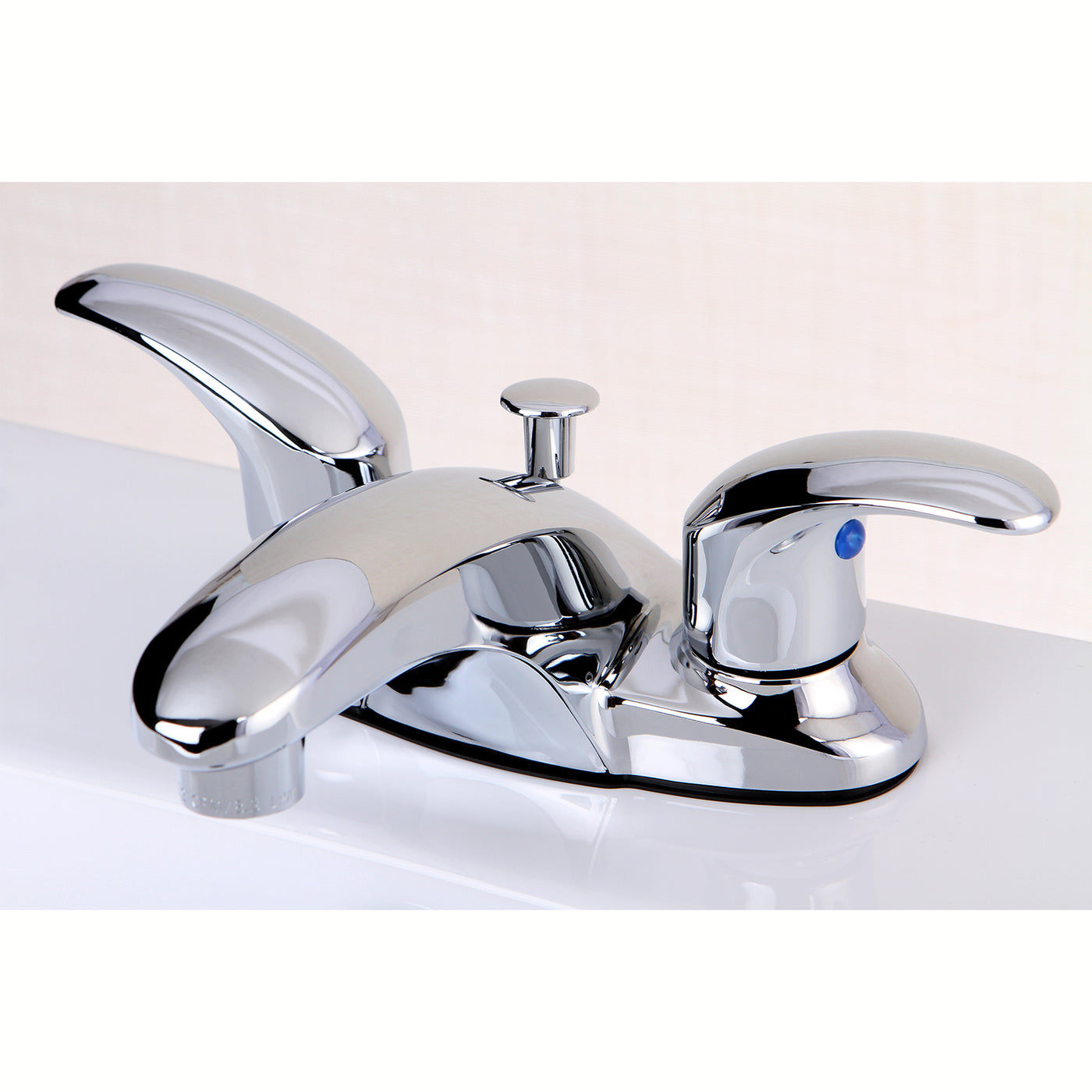 Elements of Design EB6621LL 4-Inch Centerset Bathroom Faucet, Polished Chrome