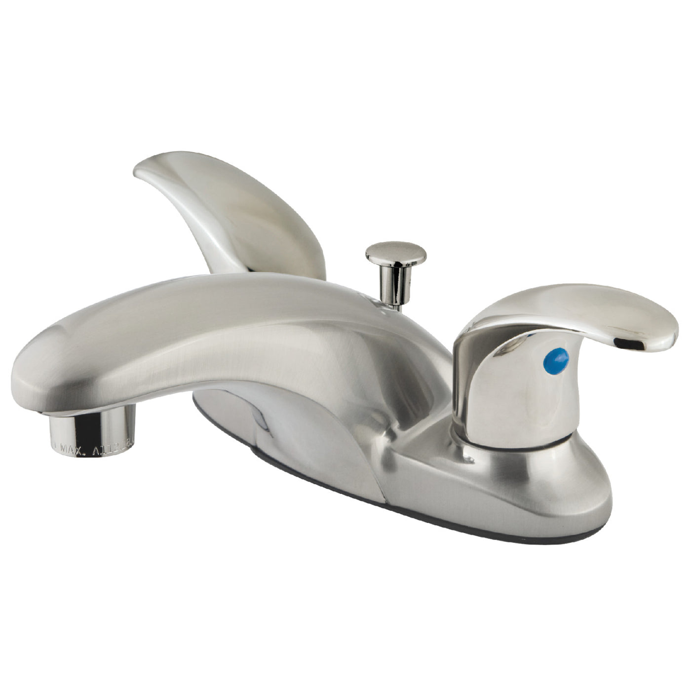 Elements of Design EB6628LL 4-Inch Centerset Bathroom Faucet, Brushed Nickel