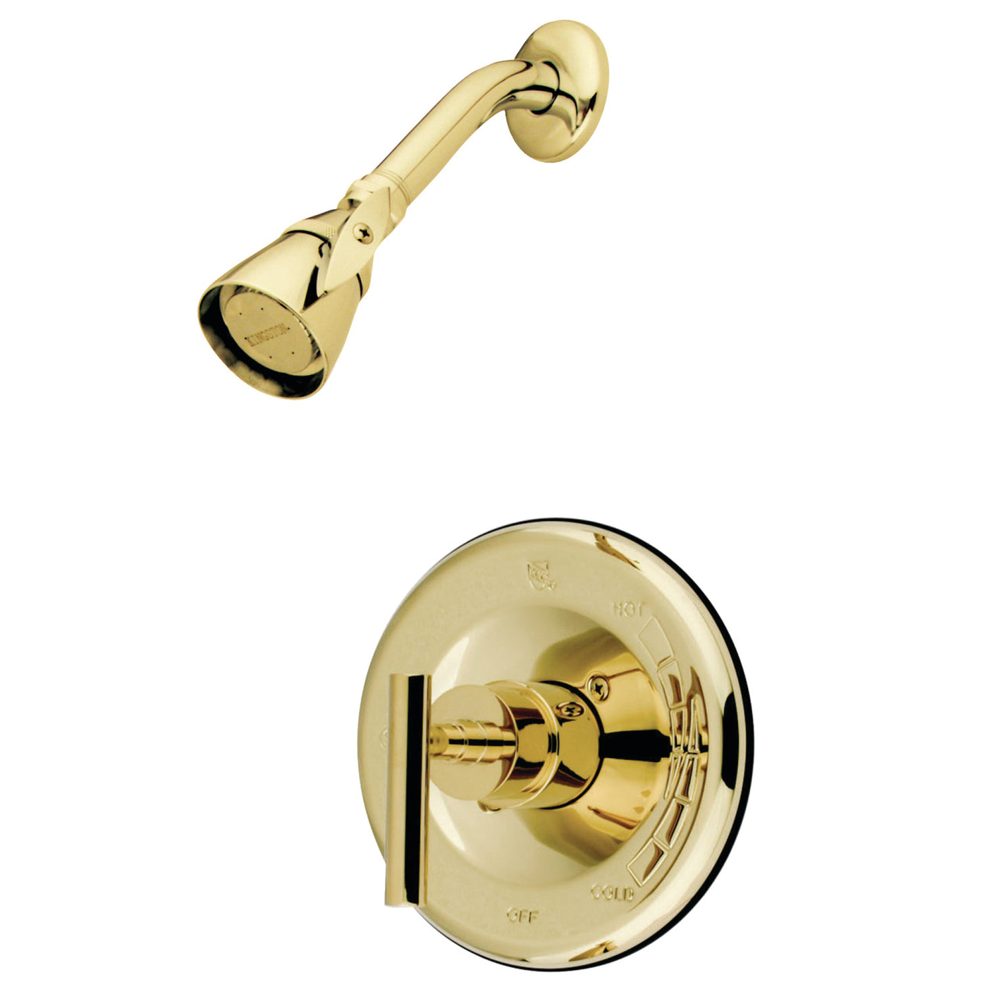 Elements of Design EB6632CMLSO Shower Faucet, Polished Brass
